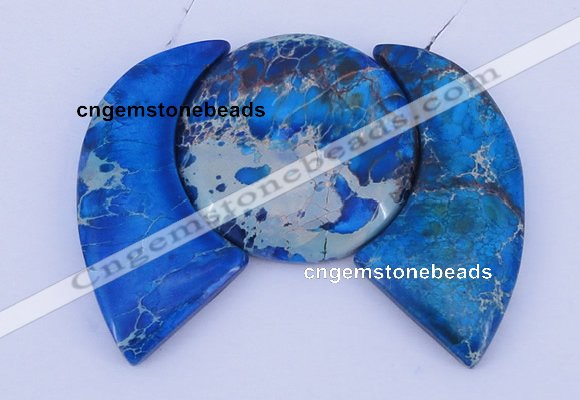 NGP89 Dyed imperial jasper gemstone pendants set jewelry wholesale